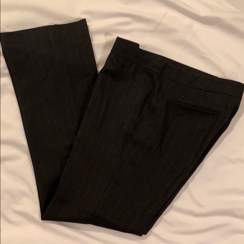 Elie Tahari Straight Leg Slacks Size 8 Black - Picture 2 of 7